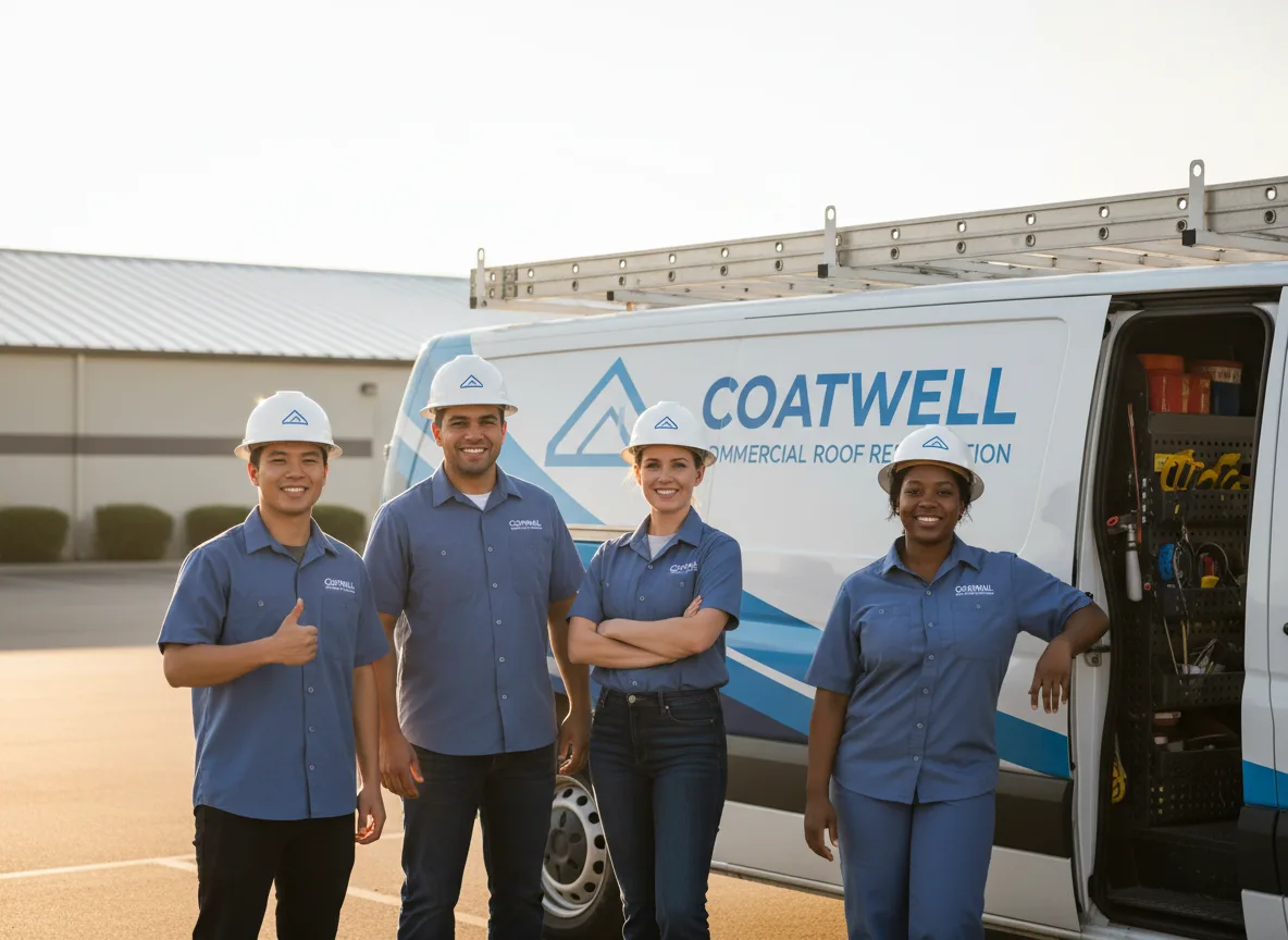 Commercial roof coating company in Waltham, MN